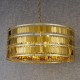 Ceiling Lights - Eldora - Gold Hexagonal Plates 5 Light Pendant Endon-90299 - Eldora - Gold Hexagonal Plates 5 Light Pendant