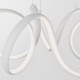 Ceiling Lights - Synergy - LED Textured White Pendant Ø 50 Endon-90321 - Synergy - LED Textured White Pendant Ø 50