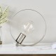 Table & Floor Lamp - Hoop - Brushed Nickel 1 Light Table Lamp Endon-90453 - Hoop - Brushed Nickel 1 Light Table Lamp