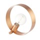Table & Floor Lamp - Hoop - Brushed Copper 1 Light Table Lamp Endon-90455 - Hoop - Brushed Copper 1 Light Table Lamp
