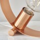 Table & Floor Lamp - Hoop - Brushed Copper 1 Light Table Lamp Endon-90455 - Hoop - Brushed Copper 1 Light Table Lamp