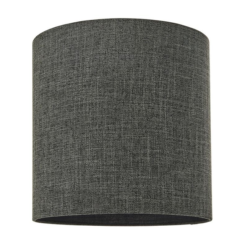 Accessories - Sara - Shade Only - 12 inch Charcoal Linen Shade Endon-90548 - Sara - Shade Only - 12 inch Charcoal Linen Shade