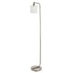 Endon-90557 - Toledo - Clear Glass & Brushed Nickel Floor Lamp
