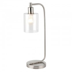 Toledo - Brushed Nickel Table Lamp with Clear Glass Toledo - Brushed Nickel Table Lamp with Clear Glass