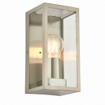 Breton - Outdoor Stainless Steel Lantern Wall Lamp