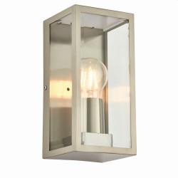 Breton - Outdoor Stainless Steel Lantern Wall Lamp