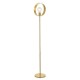 Endon-91934 - Hoop - Brushed Gold 1 Light Floor Lamp