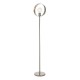 Endon-91937 - Hoop - Brushed Nickel 1 Light Floor Lamp