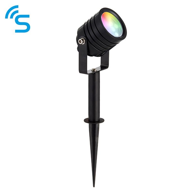Saxby-91963 - Smart Luminatra - Black Smart Spike Spots RGB