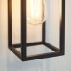 Endon-91993 - Herbert - Textured Black Aluminium Wall Lamp