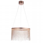 Zelma - Brushed Copper LED Pendant Delicate Chains  Zelma - Brushed Copper LED Pendant Delicate Chains