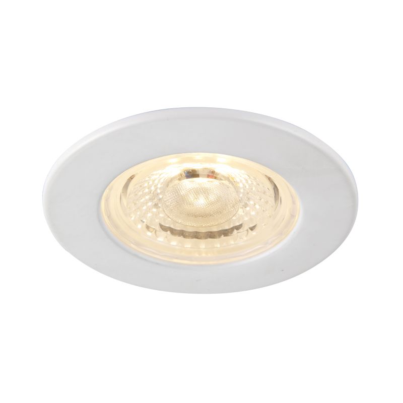 Saxby-92751 - ShieldECO CCT - Bathroom White Recessed Downlight CCT 5W