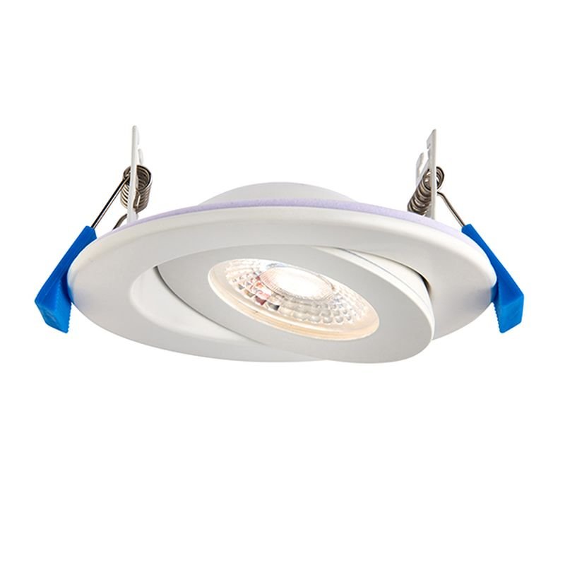 Spot & Downlights - Shield360 - IP44 Adjustable Matt White Recessed Downlight Saxby-92754 - Shield360 - IP44 Adjustable Matt White Recessed Downlight