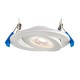 Spot & Downlights - Shield360 - IP44 Adjustable Matt White Recessed Downlight Saxby-92754 - Shield360 - IP44 Adjustable Matt White Recessed Downlight