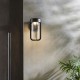 Ambience-92860 - Onix - Outdoor Matt Black LED Wall Lamp with Clear Glass