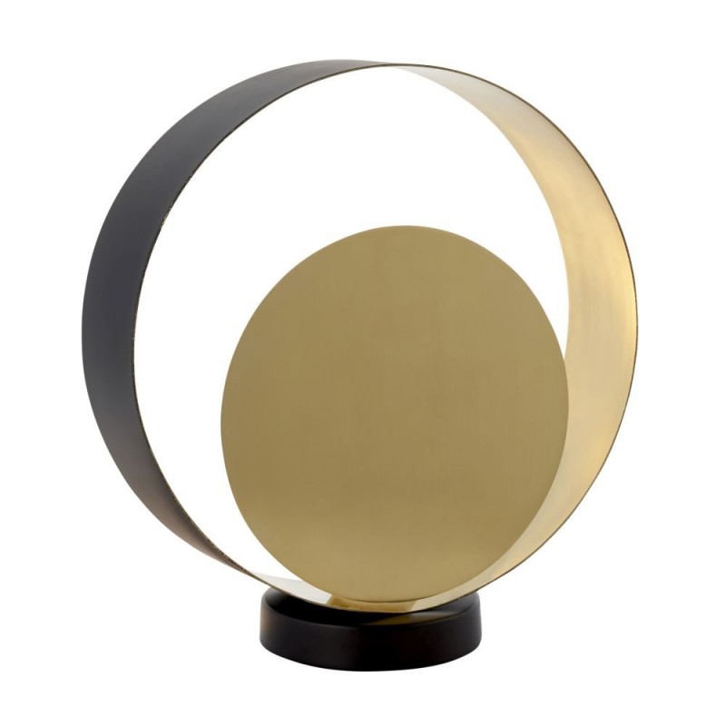 Table & Floor Lamp - Cal - Matt Black & Brushed Gold Table Lamp Endon-92875 - Cal - Matt Black & Brushed Gold Table Lamp