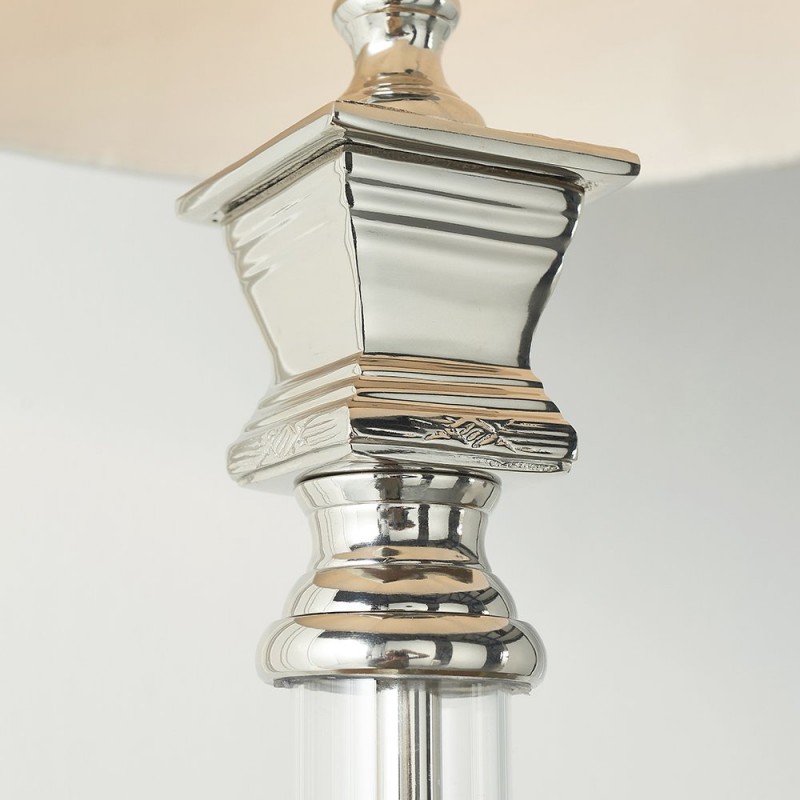 Table & Floor Lamp - Kalin - Table Base Only - Polished Aluminium & Glass Endon-93136 - Kalin - Table Base Only - Polished Aluminium & Glass