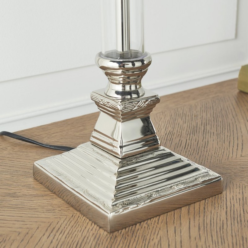 Table & Floor Lamp - Kalin - Table Base Only - Polished Aluminium & Glass Endon-93136 - Kalin - Table Base Only - Polished Aluminium & Glass