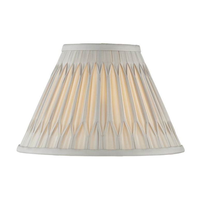 Accessories - Chatsworth - 10 inch Silver Silk Shade Endon-94363 - Chatsworth - 10 inch Silver Silk Shade