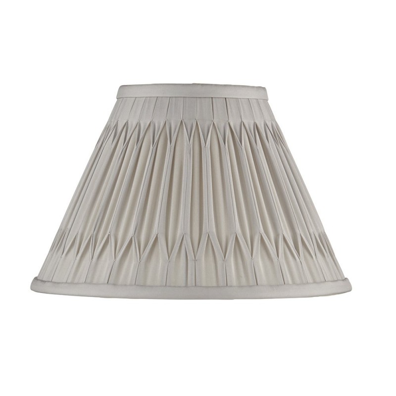 Accessories - Chatsworth - 10 inch Silver Silk Shade Endon-94363 - Chatsworth - 10 inch Silver Silk Shade
