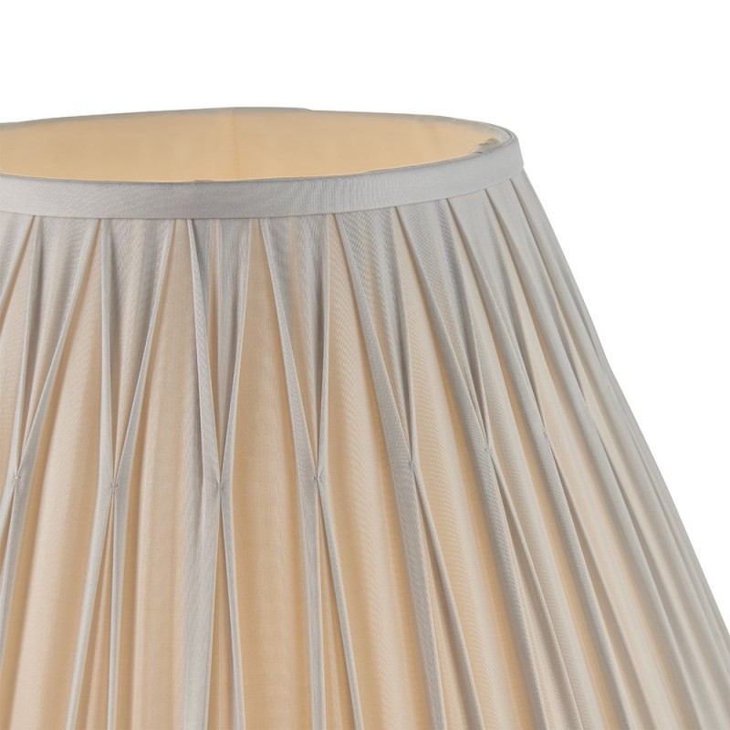 Accessories - Chatsworth - 16 inch Silver Silk Shade Endon-94364 - Chatsworth - 16 inch Silver Silk Shade