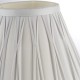Accessories - Chatsworth - 8 inch Silver Silk Shade Endon-94368 - Chatsworth - 8 inch Silver Silk Shade
