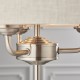 Endon-94369 - Highclere - Natural Linen & Brushed Chrome Table Lamp