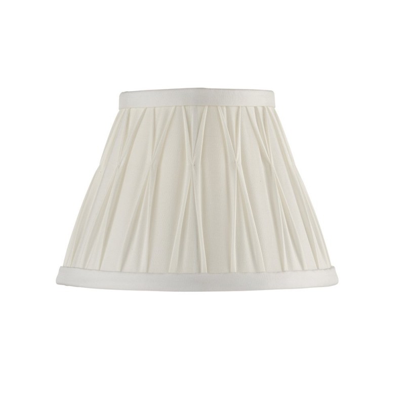 Accessories - Chatsworth - 6.5 inch Vintage White Silk Shade Endon-94374 - Chatsworth - 6.5 inch Vintage White Silk Shade