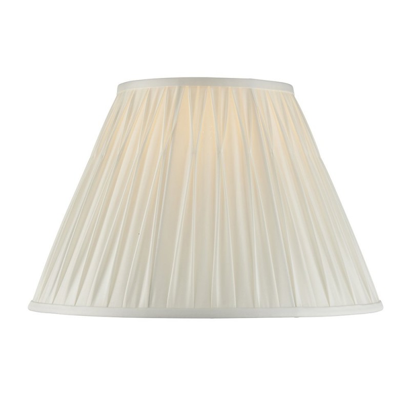 Accessories - Chatsworth - 16 inch Vintage White Silk Shade Endon-94375 - Chatsworth - 16 inch Vintage White Silk Shade