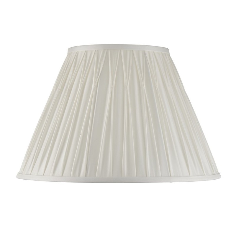 Accessories - Chatsworth - 16 inch Vintage White Silk Shade Endon-94375 - Chatsworth - 16 inch Vintage White Silk Shade