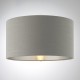 Accessories - Highclere - 14 inch Charcoal Linen & Metallic Shade Endon-94379 - Highclere - 14 inch Charcoal Linen & Metallic Shade