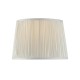 Accessories - Wentworth - 12 inch Silver Silk Shade Endon-94382 - Wentworth - 12 inch Silver Silk Shade