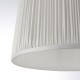 Accessories - Wentworth - 12 inch Silver Silk Shade Endon-94382 - Wentworth - 12 inch Silver Silk Shade