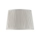 Accessories - Wentworth - 12 inch Silver Silk Shade Endon-94382 - Wentworth - 12 inch Silver Silk Shade
