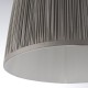 Accessories - Wentworth - 12 inch Charcoal Grey Silk Shade Endon-94383 - Wentworth - 12 inch Charcoal Grey Silk Shade