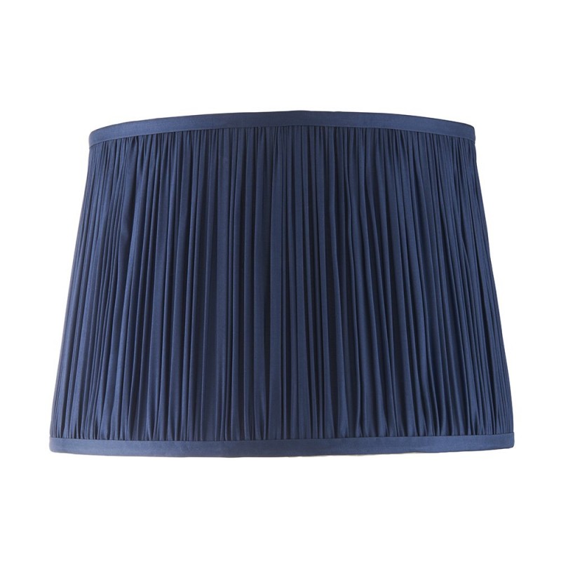 Endon-94384 - Wentworth - Shade Only - 30 cm Blue Silk Shade