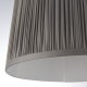 Accessories - Wentworth - 10 inch Charcoal Grey Silk Shade Endon-94389 - Wentworth - 10 inch Charcoal Grey Silk Shade