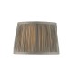 Accessories - Wentworth - 8 inch Charcoal Grey Silk Shade Endon-94390 - Wentworth - 8 inch Charcoal Grey Silk Shade