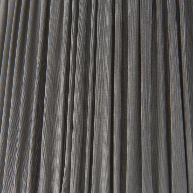 Accessories - Wentworth - 8 inch Charcoal Grey Silk Shade Endon-94390 - Wentworth - 8 inch Charcoal Grey Silk Shade