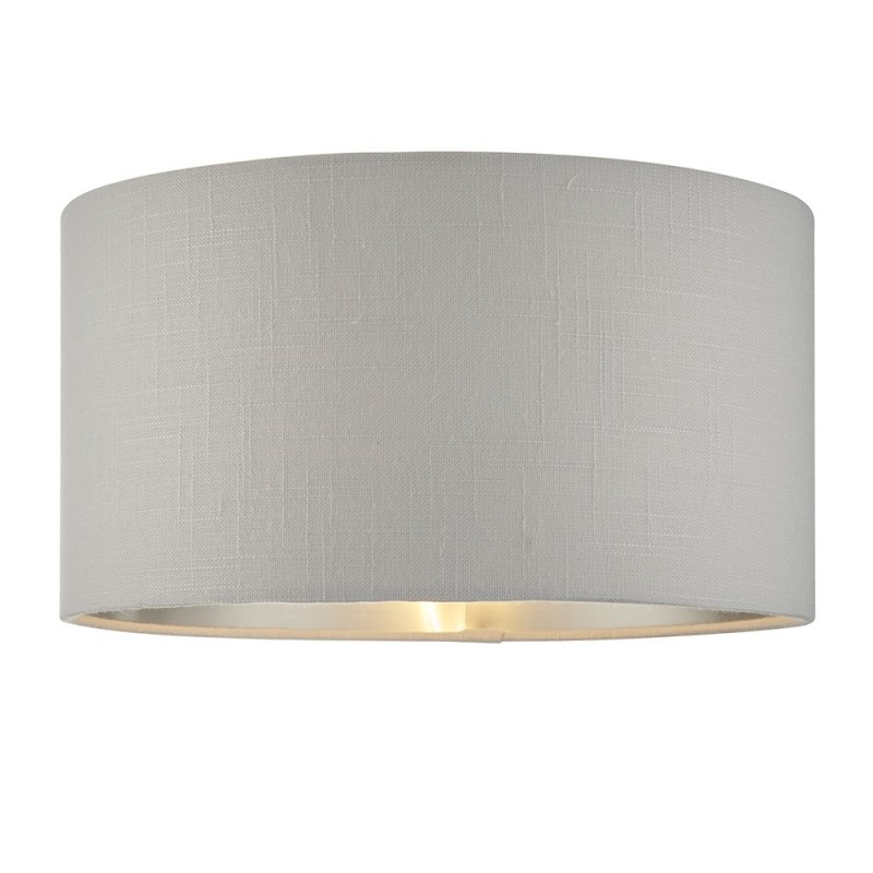 Accessories - Highclere - 12 inch Silver & Bright Nickel Shade Endon-94393 - Highclere - 12 inch Silver & Bright Nickel Shade