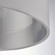 Accessories - Highclere - 12 inch Silver & Bright Nickel Shade Endon-94393 - Highclere - 12 inch Silver & Bright Nickel Shade