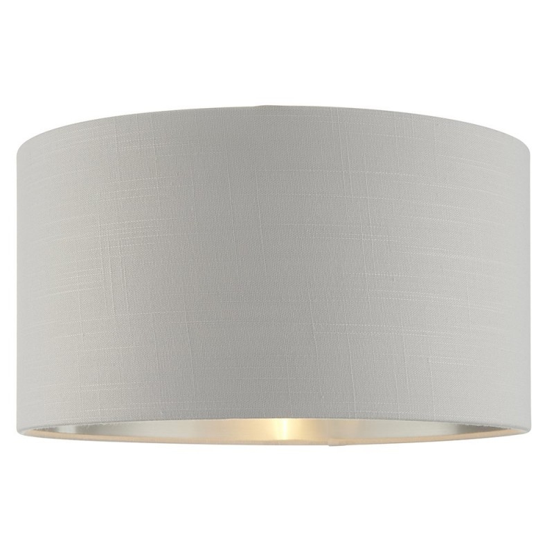 Accessories - Highclere - 14 inch Silver & Bright Nickel Shade Endon-94395 - Highclere - 14 inch Silver & Bright Nickel Shade