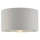 Accessories - Highclere - 14 inch Silver & Bright Nickel Shade Endon-94395 - Highclere - 14 inch Silver & Bright Nickel Shade