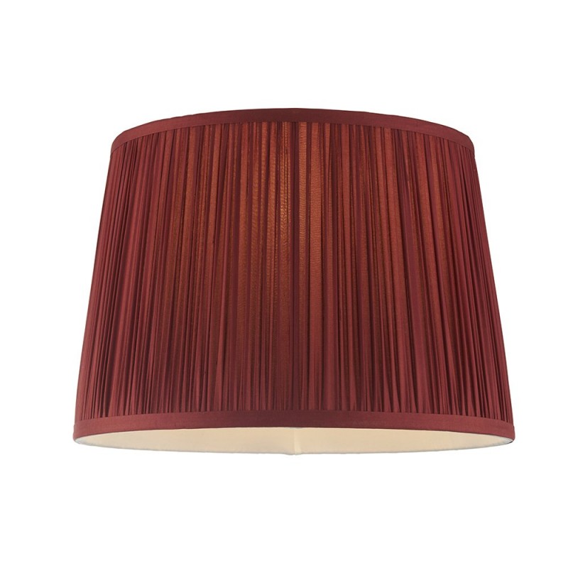 Accessories - Wentworth - 12 inch Red Silk Shade Endon-94411 - Wentworth - 12 inch Red Silk Shade