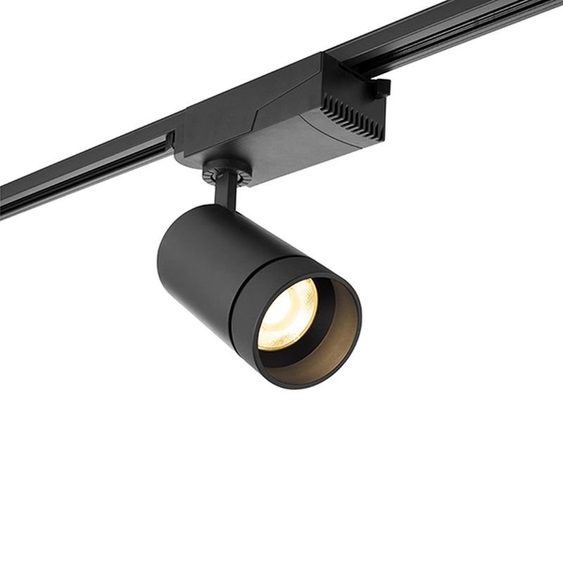 Spot & Downlights - Cody - LED 3000 K Black Track Head Spotlight Saxby-94432 - Cody - LED 3000 K Black Track Head Spotlight