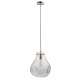 Endon-94521 - Utopia - Clear Dimpled Glass & Chrome Single Pendant