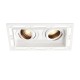 Saxby-94754 - Trimless - Trimless Tilt Twin Recessed Downlight