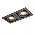 Xeno - Square Matt Black Twin Recessed Downlight Xeno - Square Matt Black Twin Recessed Downlight
