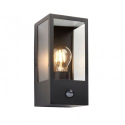 Oxford - Matt Black PIR Wall Lamp Oxford - Matt Black PIR Wall Lamp