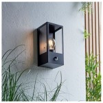 Oxford - Matt Black PIR Wall Lamp Oxford - Matt Black PIR Wall Lamp